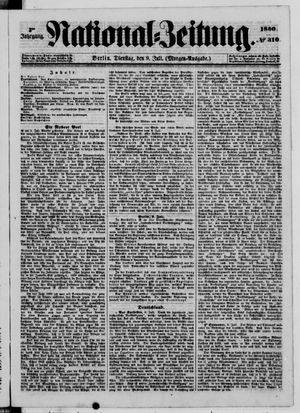 Nationalzeitung vom 09.07.1850