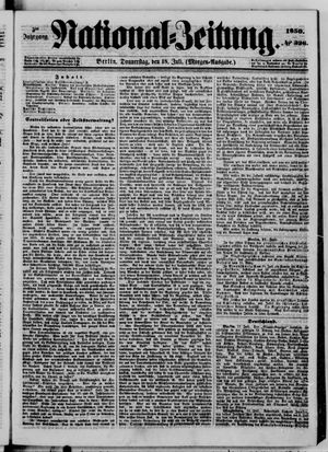 Nationalzeitung on Jul 18, 1850