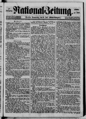 Nationalzeitung on Jul 18, 1850