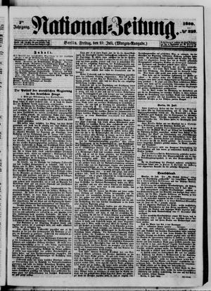 Nationalzeitung vom 19.07.1850