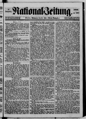 Nationalzeitung vom 24.07.1850