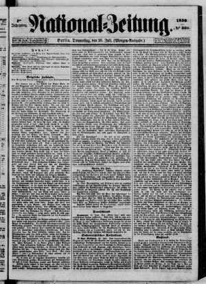 Nationalzeitung vom 25.07.1850