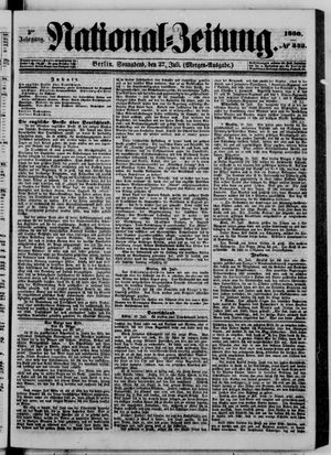 Nationalzeitung vom 27.07.1850