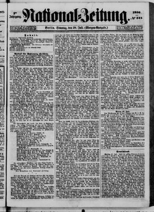 Nationalzeitung vom 28.07.1850