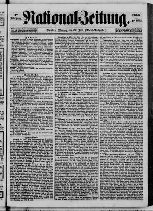 Nationalzeitung vom 29.07.1850