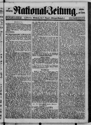 National-Zeitung vom 07.08.1850