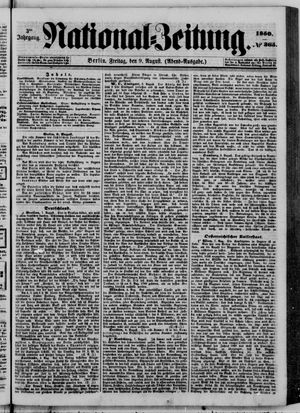 Nationalzeitung vom 09.08.1850