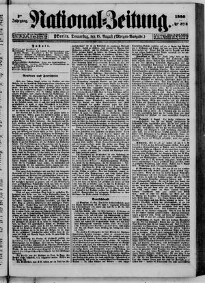 National-Zeitung vom 15.08.1850