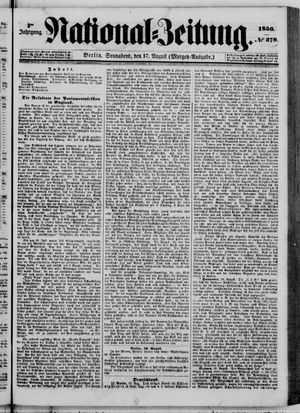 National-Zeitung vom 17.08.1850