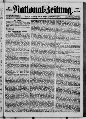 National-Zeitung vom 18.08.1850