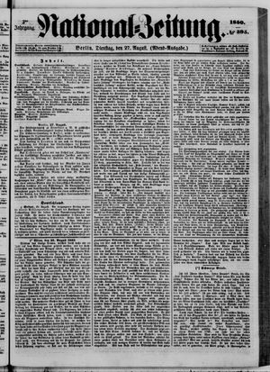 Nationalzeitung on Aug 27, 1850