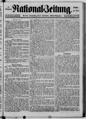 Nationalzeitung vom 05.09.1850