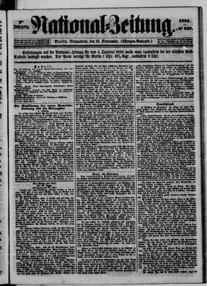 National-Zeitung vom 21.09.1850