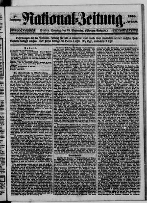 Nationalzeitung on Sep 22, 1850