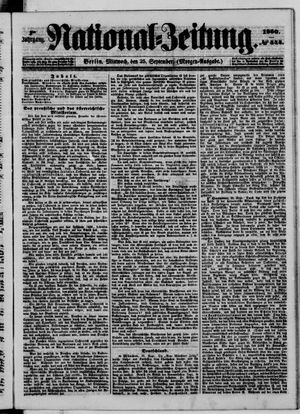 National-Zeitung vom 25.09.1850