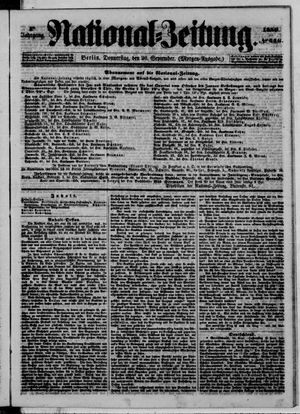 National-Zeitung vom 26.09.1850