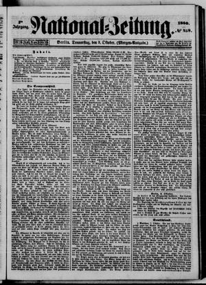 Nationalzeitung on Oct 3, 1850