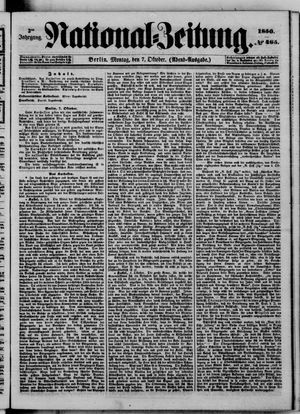 Nationalzeitung on Oct 7, 1850