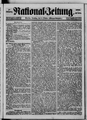 Nationalzeitung on Oct 8, 1850