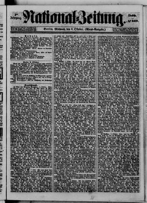Nationalzeitung vom 09.10.1850