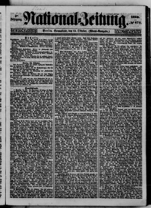 Nationalzeitung vom 12.10.1850