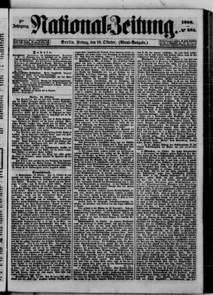 Nationalzeitung vom 18.10.1850