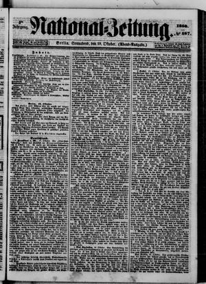 National-Zeitung vom 19.10.1850