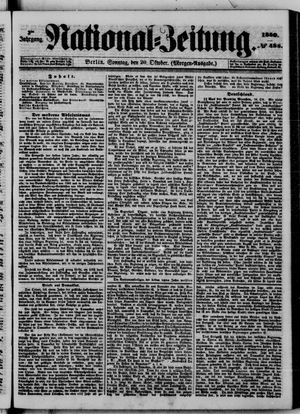 Nationalzeitung on Oct 20, 1850