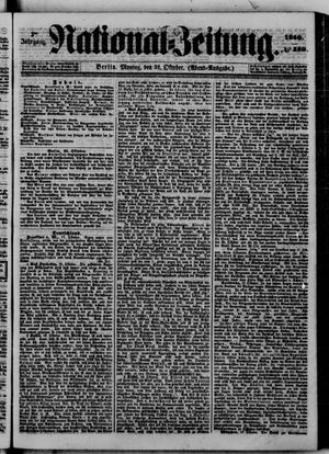 Nationalzeitung vom 21.10.1850