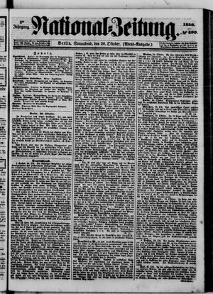 Nationalzeitung vom 26.10.1850