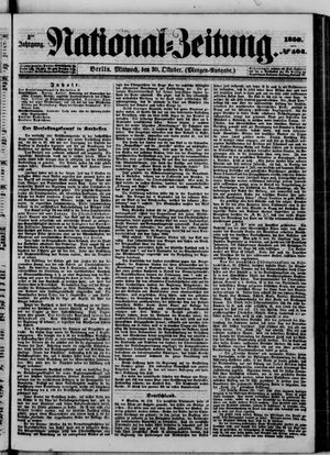 Nationalzeitung on Oct 30, 1850