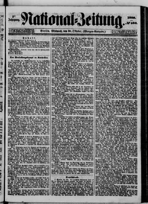 National-Zeitung vom 30.10.1850