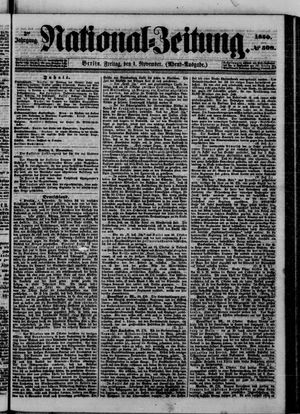 Nationalzeitung on Nov 1, 1850