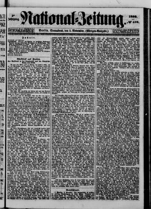 Nationalzeitung on Nov 2, 1850
