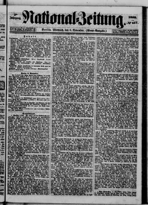 Nationalzeitung vom 06.11.1850