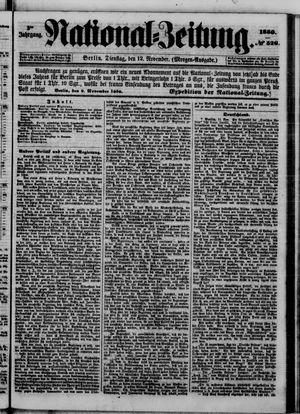 Nationalzeitung vom 12.11.1850