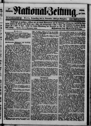 Nationalzeitung vom 14.11.1850