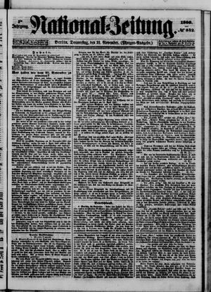 Nationalzeitung vom 21.11.1850