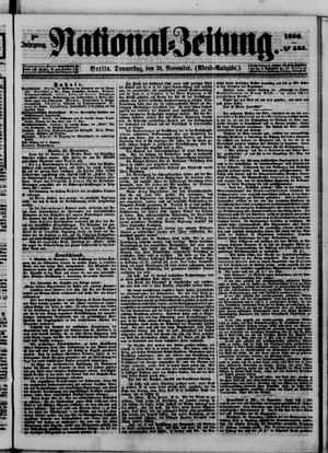 Nationalzeitung vom 21.11.1850