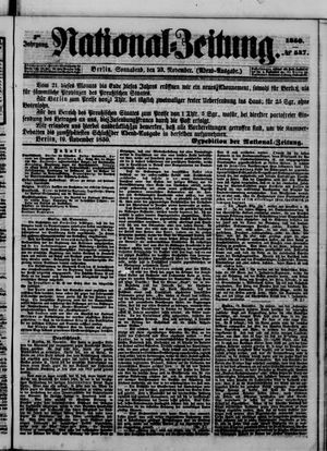 Nationalzeitung on Nov 23, 1850