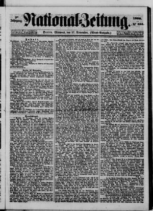 Nationalzeitung on Nov 27, 1850