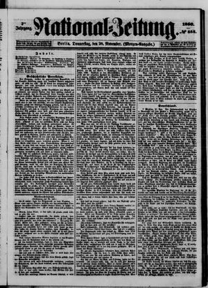 Nationalzeitung vom 28.11.1850