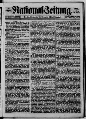 National-Zeitung vom 29.11.1850
