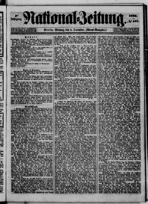 Nationalzeitung vom 02.12.1850