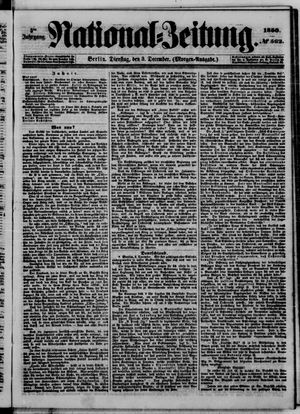 Nationalzeitung vom 03.12.1850
