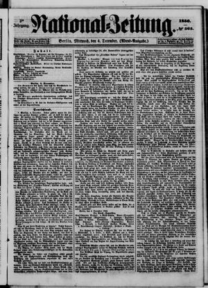 Nationalzeitung on Dec 4, 1850