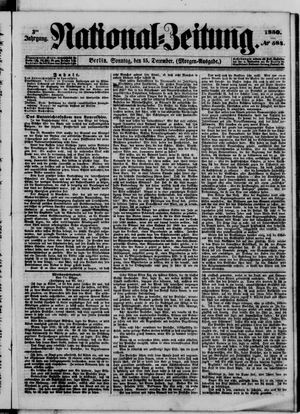 Nationalzeitung vom 15.12.1850