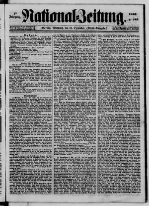 Nationalzeitung vom 18.12.1850
