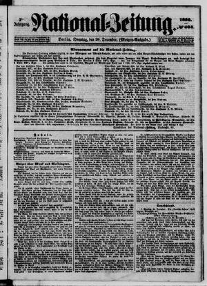 National-Zeitung vom 29.12.1850