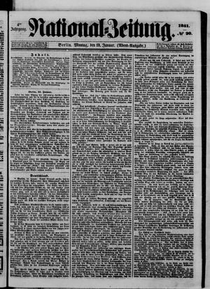Nationalzeitung on Jan 13, 1851
